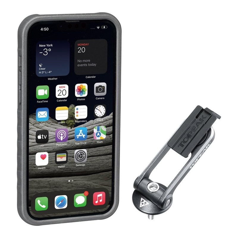 Topeak RideCase for iPhone 13 Pro Max black/gray with support