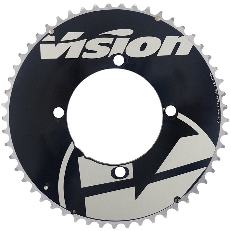 Vision Powerbox Aero chainring - Black