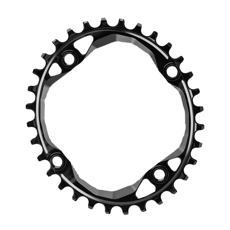 AbsoluteBlack Oval 104 MTB Chainring - Black