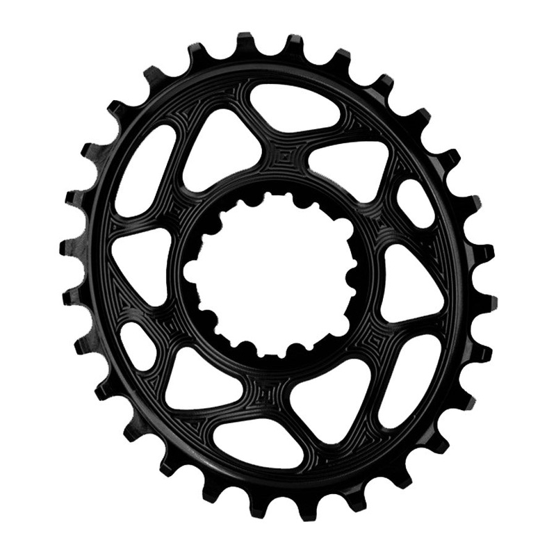 AbsoluteBlack Oval GXP MTB Chainring - Black