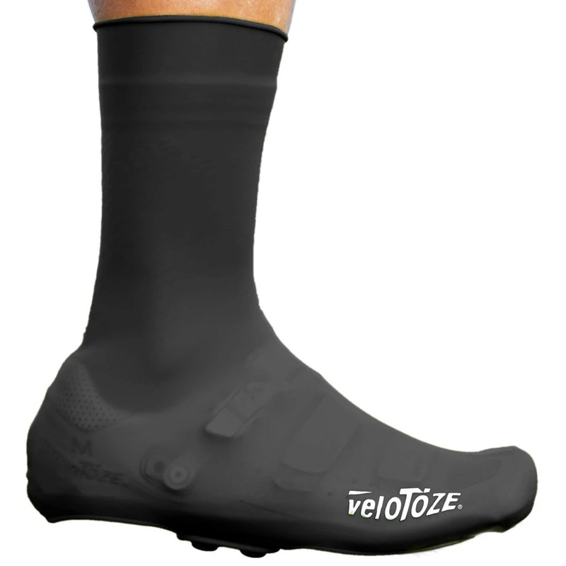VeloToze Tall Road Snap shoecover - Black