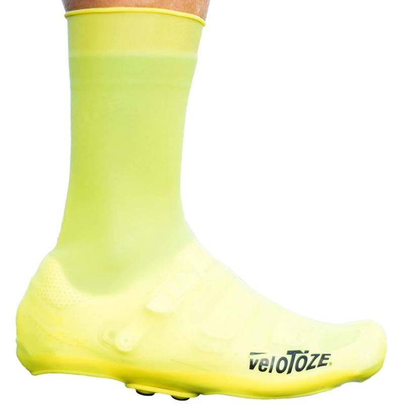 VeloToze Tall Road Snap shoecover - Yellow