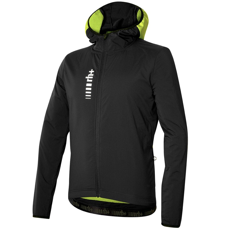Rh+ Alpha Padded Hoody jacket - Black lime