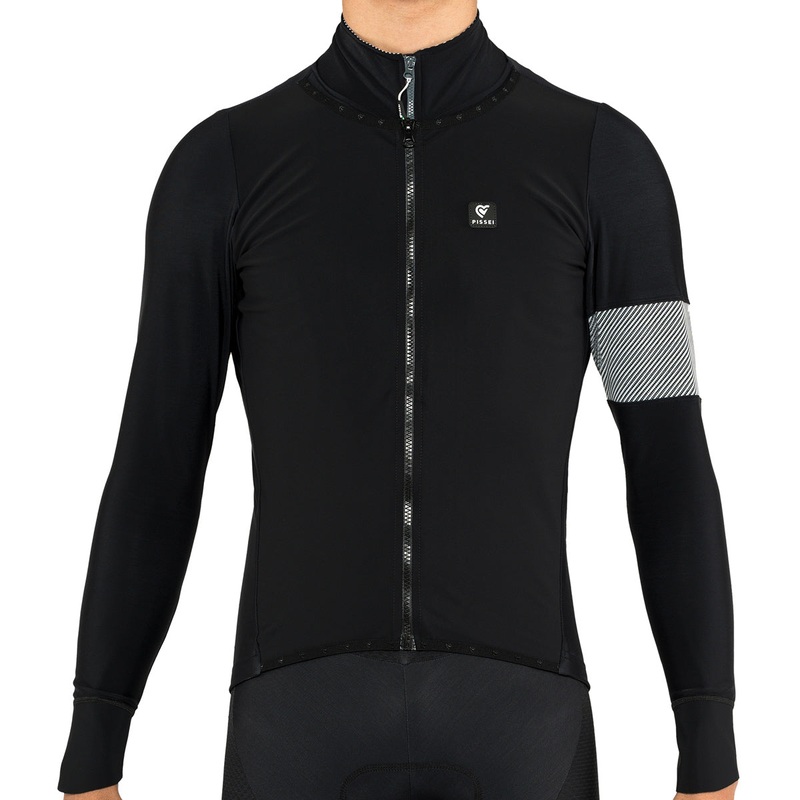 Pissei Vanp Plus jacket - Black geometric