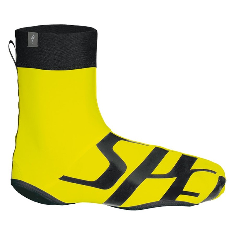 Specialized Wordmark shoecover - Yellow Fluo