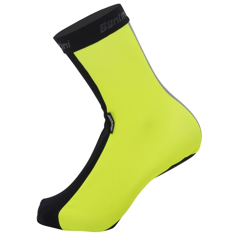 Santini Vega H2O shoe cover - Yellow fluo
