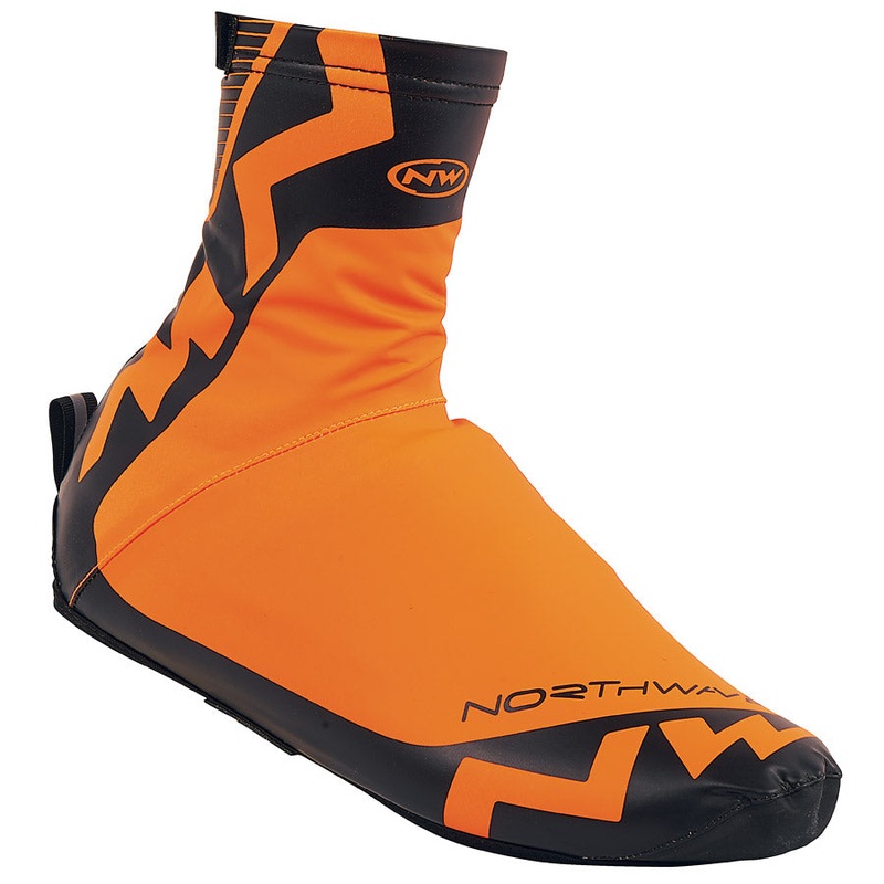 Winter overshoe Northwave H2O Winter High - Orange Fluo