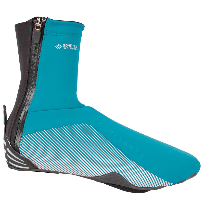 Castelli Dinamica woman thermal overshoe - Teal blue
