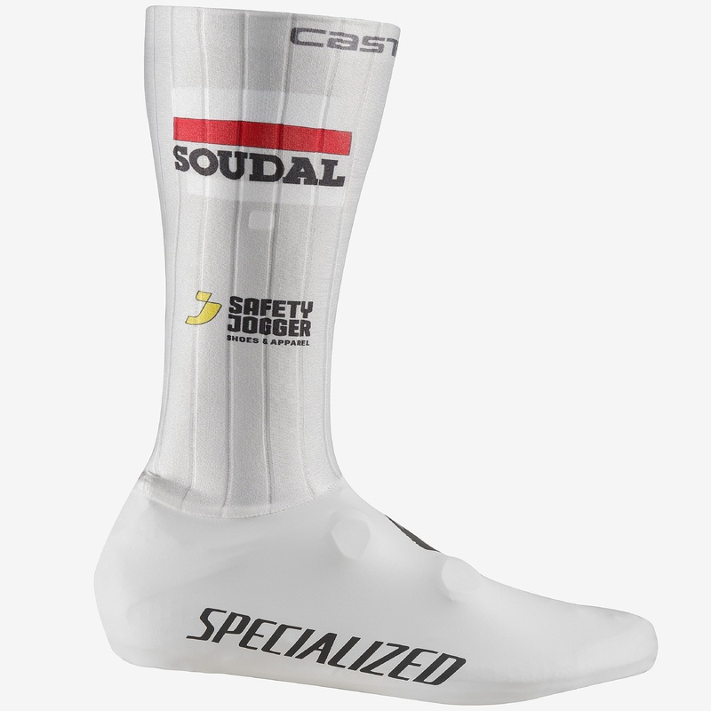 Soudal Quick-Step 2025 Fast Feet 2 TT Castelli shoe cover