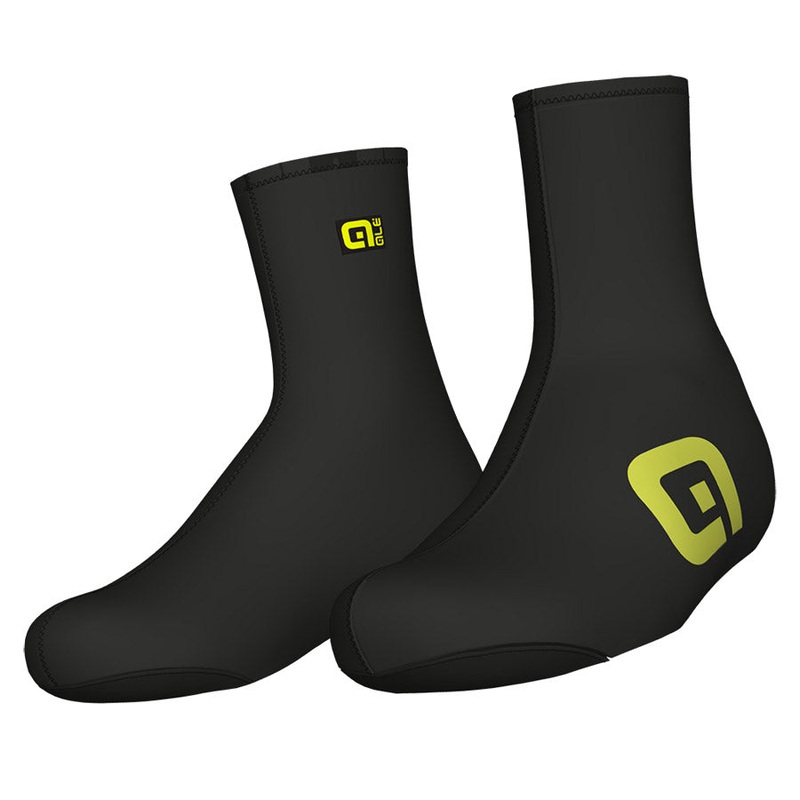 Ale Neoprene Overshoes - Black Yellow