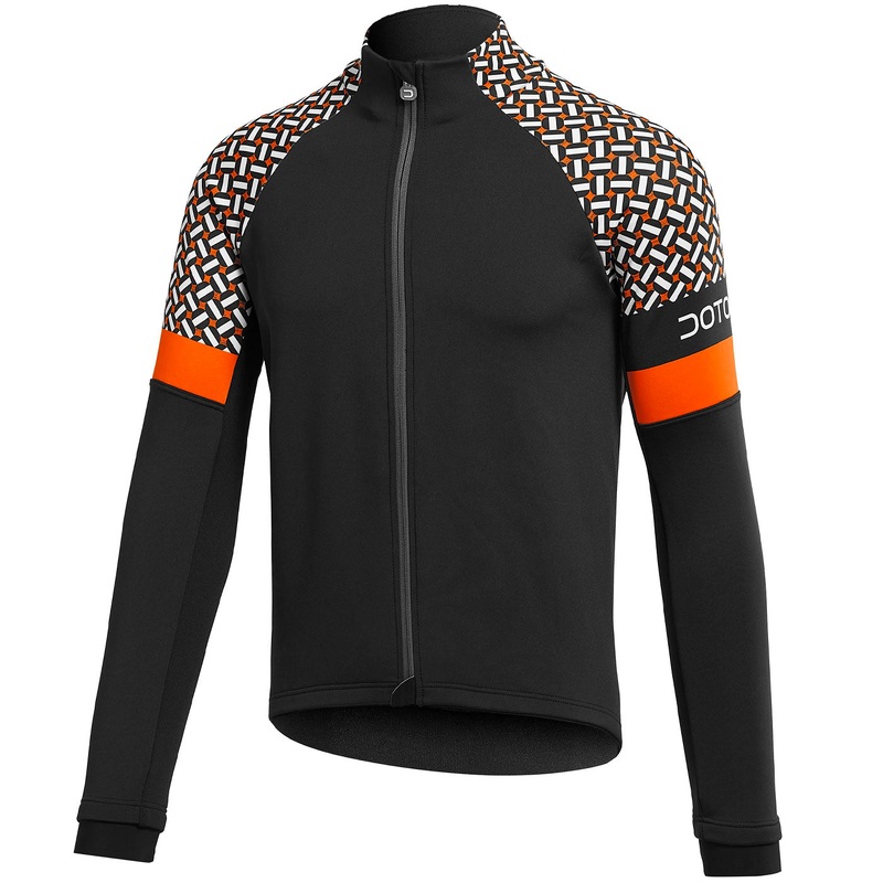 Dotout Comet jacket - Black orange
