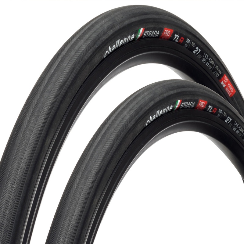 Kit Challenge Strada Pro TLR 700x27 tire - Black