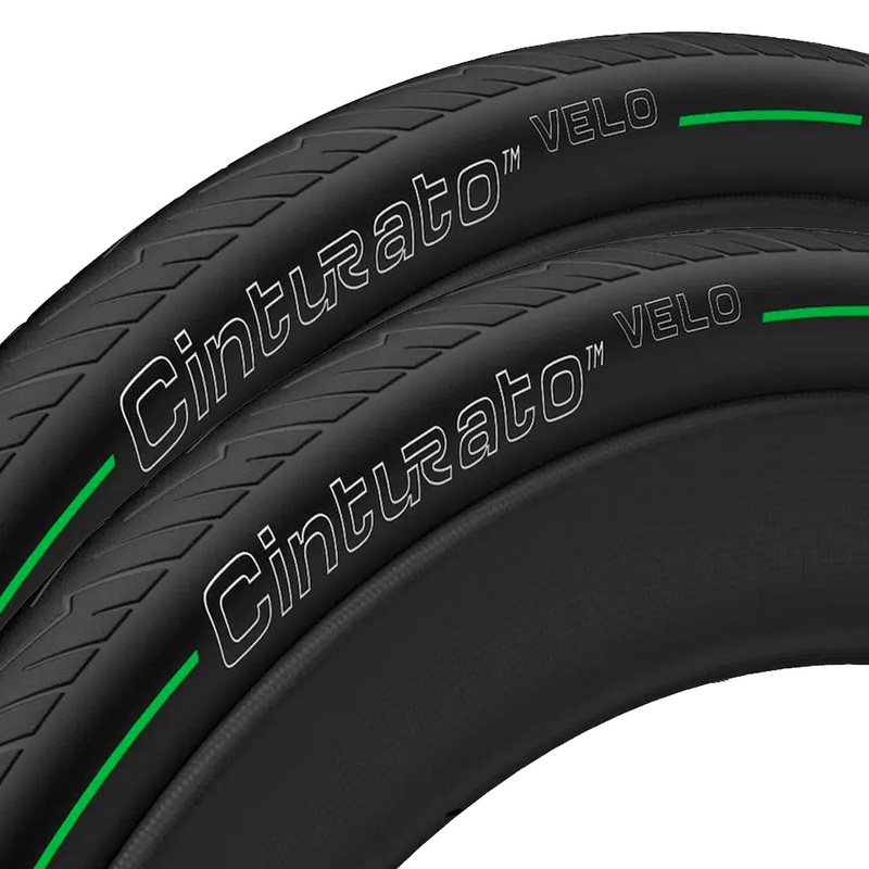 Pair Pirelli Cinturato Velo TLR clincher - 700x26