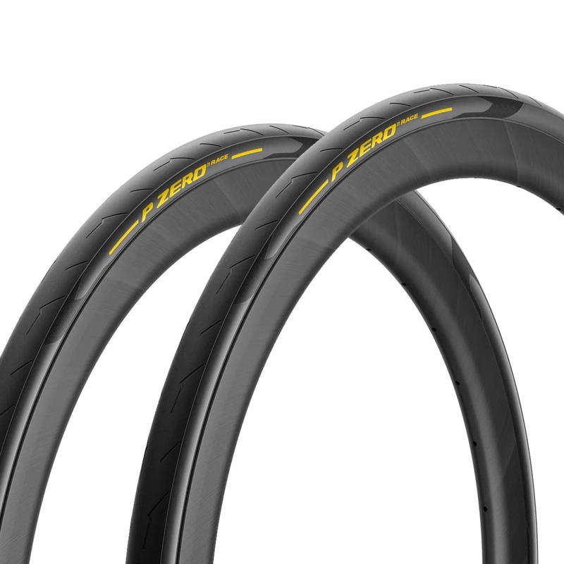 Pair Pirelli P Zero Race clincher 700x26 - Yellow