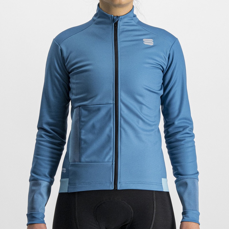 Sportful Super women jacket - Light blue