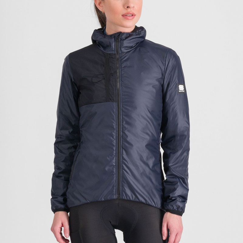 Sportful Supergiara Puffy women jacket - Blue