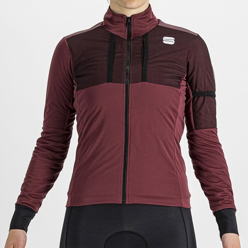 Sportful Supergiara women jacket - Bordeaux