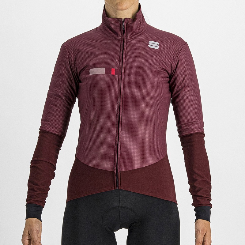 Sportful Bodyfit Pro women jacket - Bordeaux