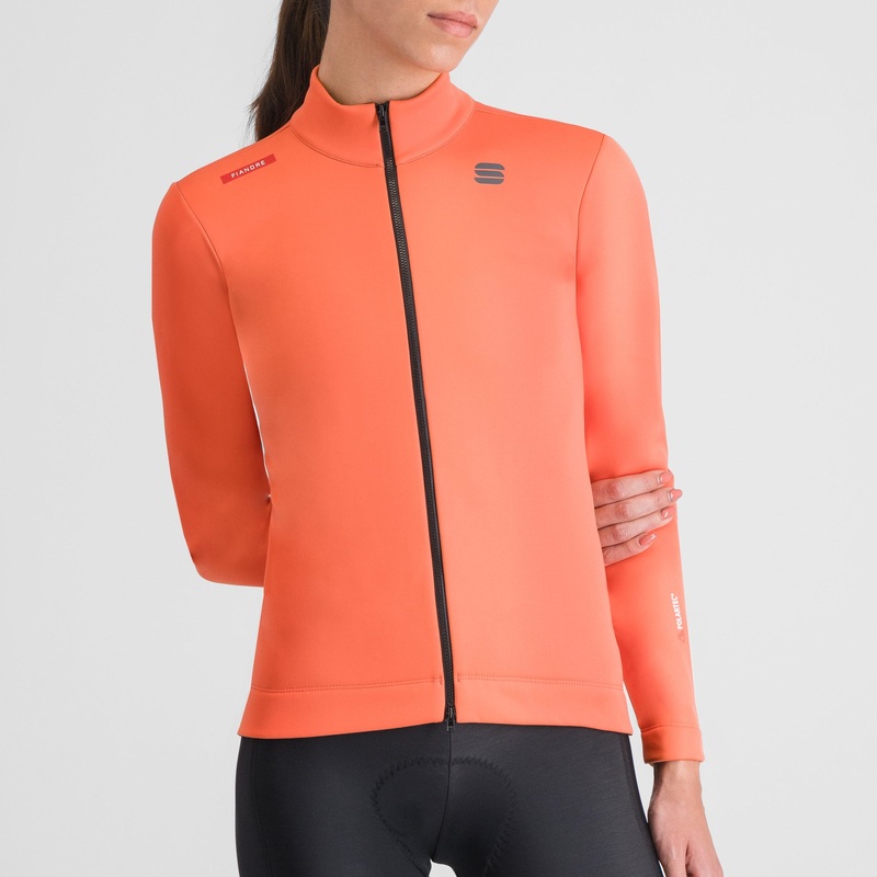 Sportful Fiandre 2 women jacket - Orange