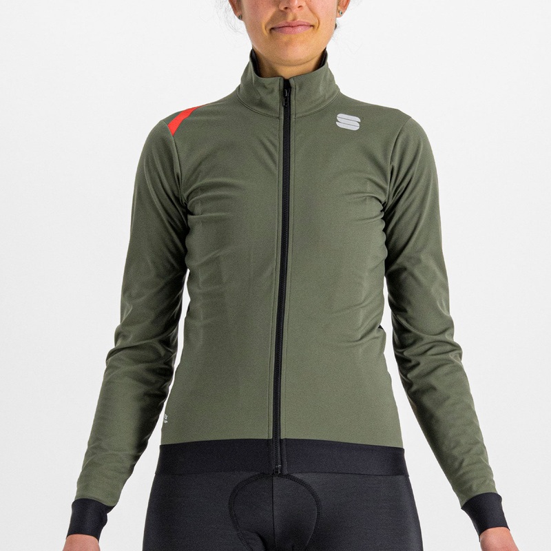 Sportful Fiandre Medium women jacket - Green