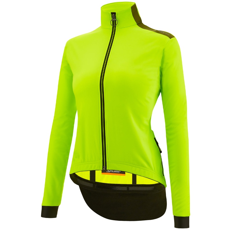 Santini Vega Multi Hooded woman jacket - Green