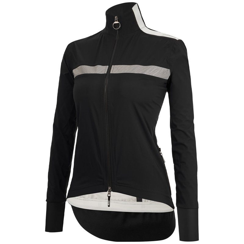 Santini Guard Neo Shell woman jacket - Black