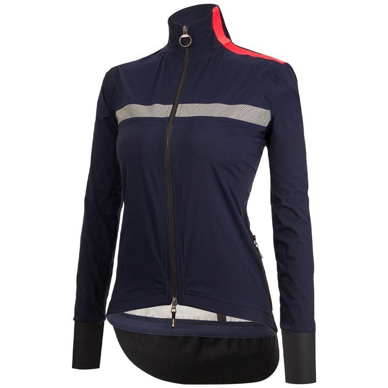 Santini Guard Neo Shell woman jacket - Blue