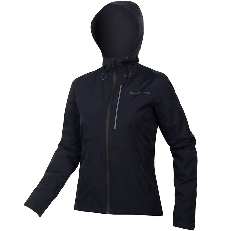 Endura Hummvee Waterproof Hooded woman jacket - Black
