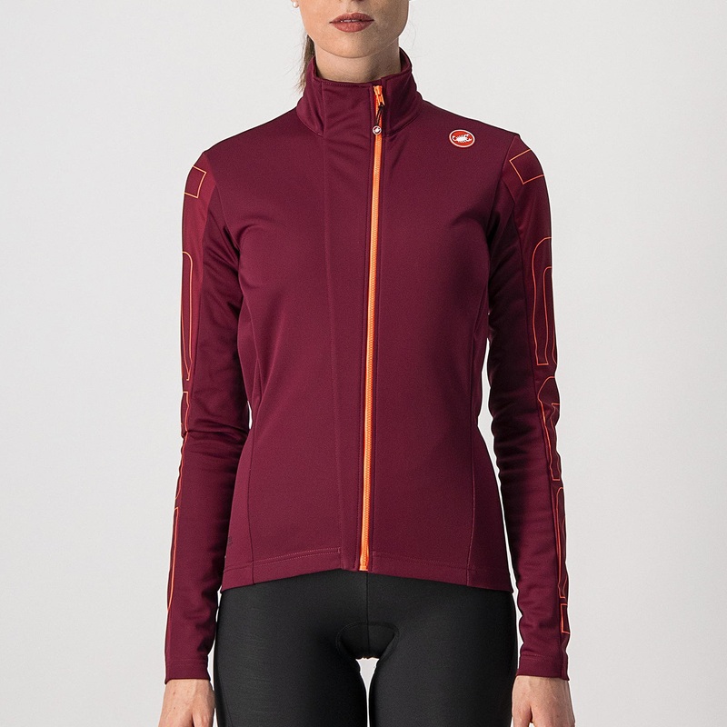 Castelli Transition women jacket - Bordeaux