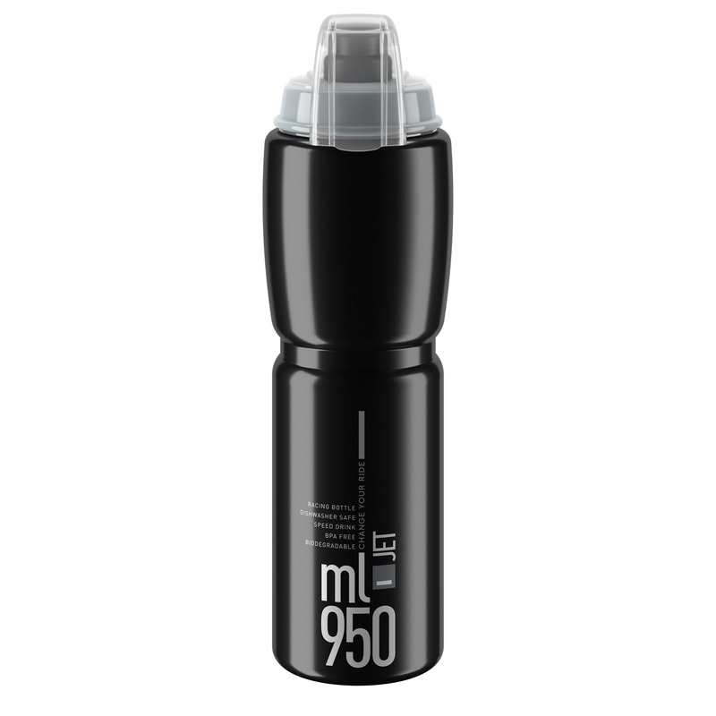 Elite Jet Plus Logo bottle 950ml - Black