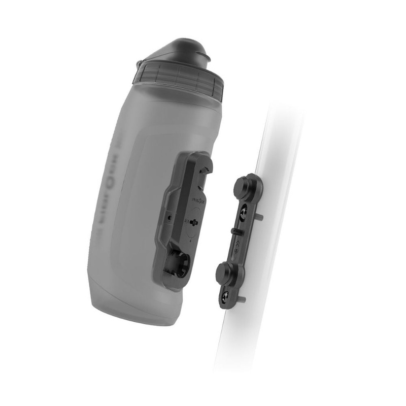 Fidlock Twist 590 water bottle + bike base - Grey