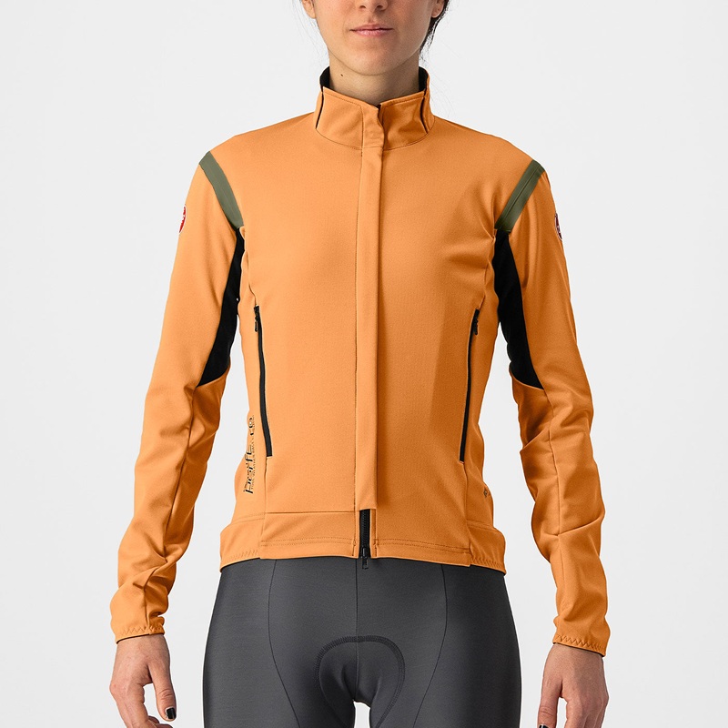 Castelli Perfetto RoS 2 woman jacket - Orange