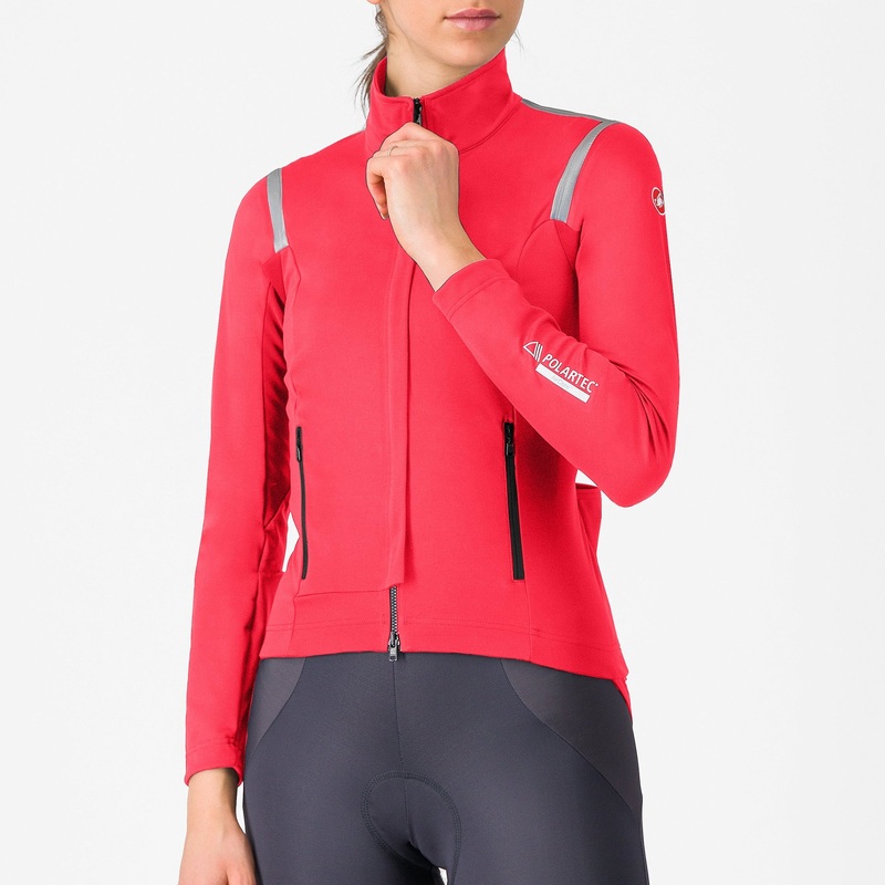 Castelli Perfetto RoS 3 women jacket - Pink
