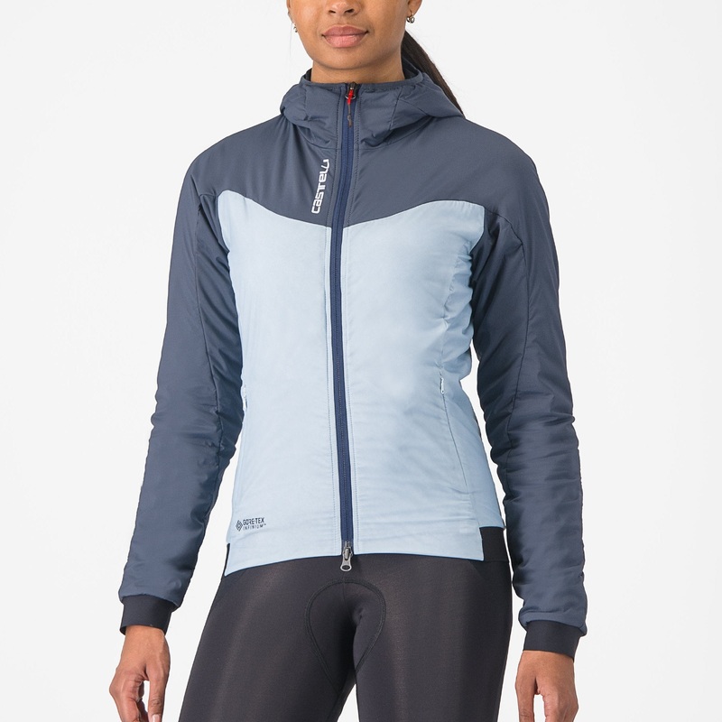 Castelli Fly women jacket - Light blue