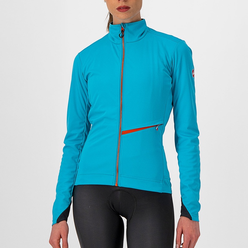 Castelli Go woman jacket - Light blue