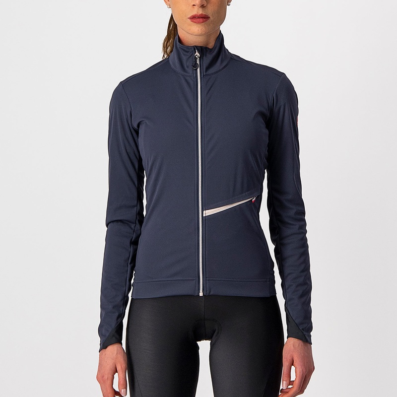 Women's jacket Castelli Go - Dark blue