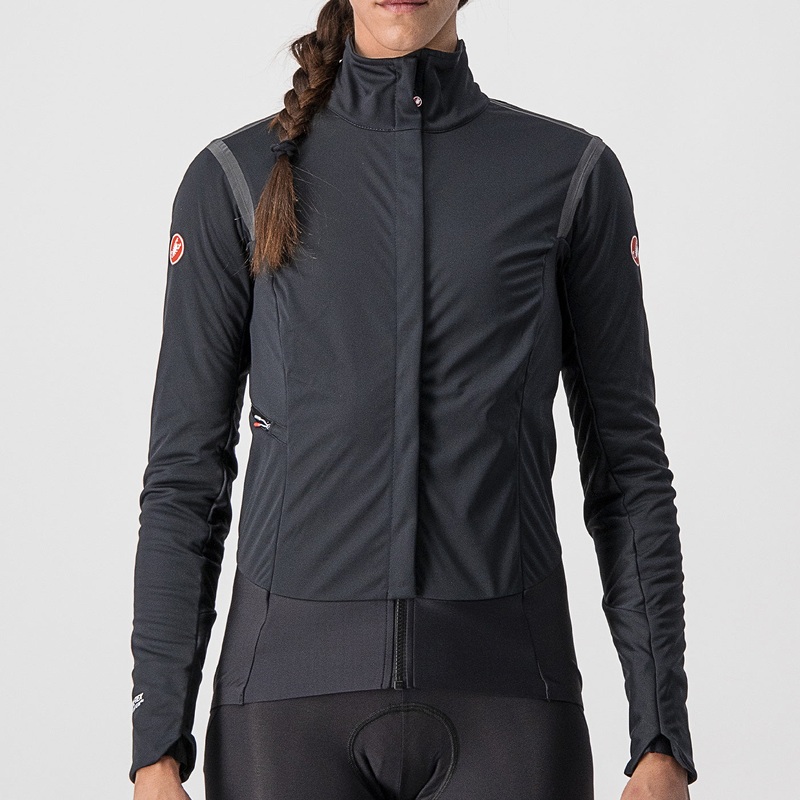 Castelli Alpha RoS 2 woman jacket - Black