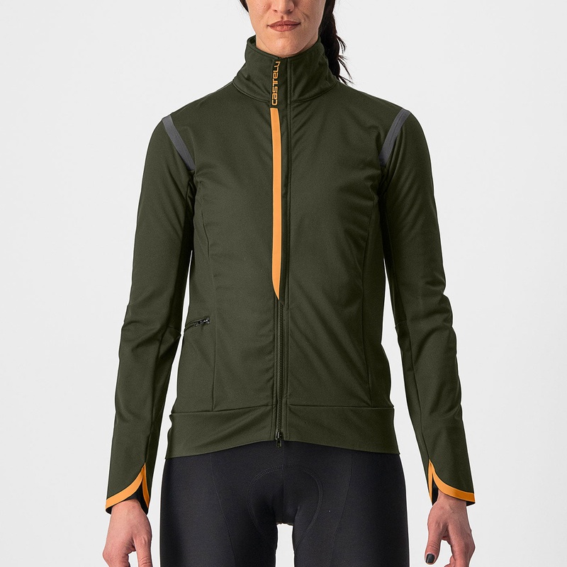 Castelli Alpha Ultimate Insulated woman jacket - Green