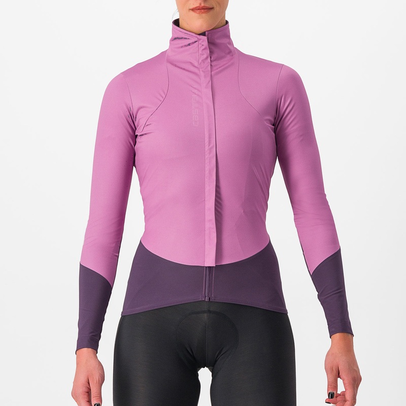 Castelli Beta RoS woman jacket - Violet