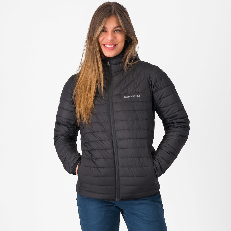 Castelli Classico Puffy women jacket - Black