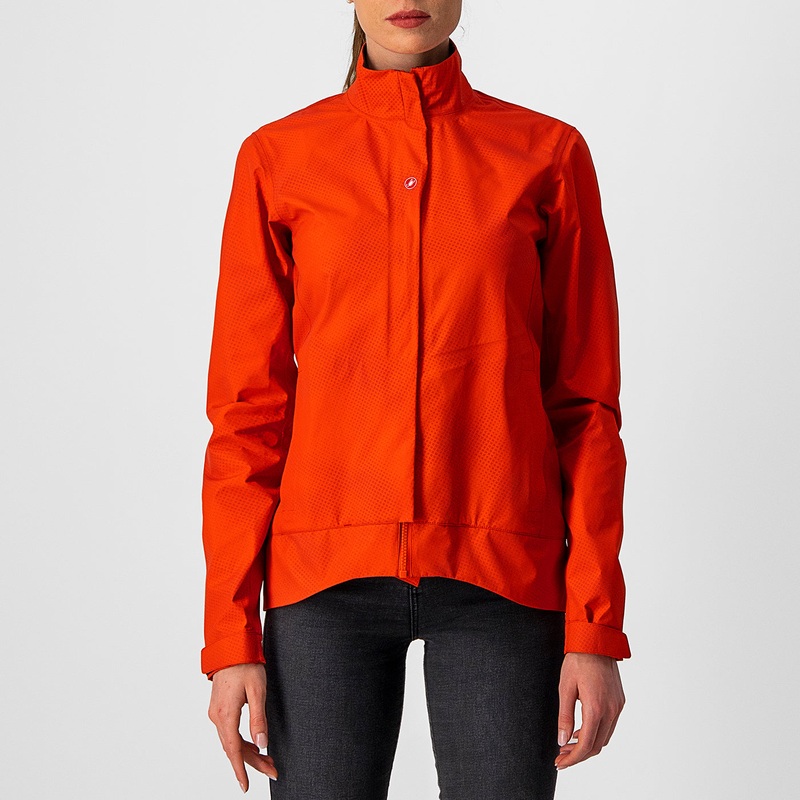 Castelli Commuter Reflex woman jacket - Orange