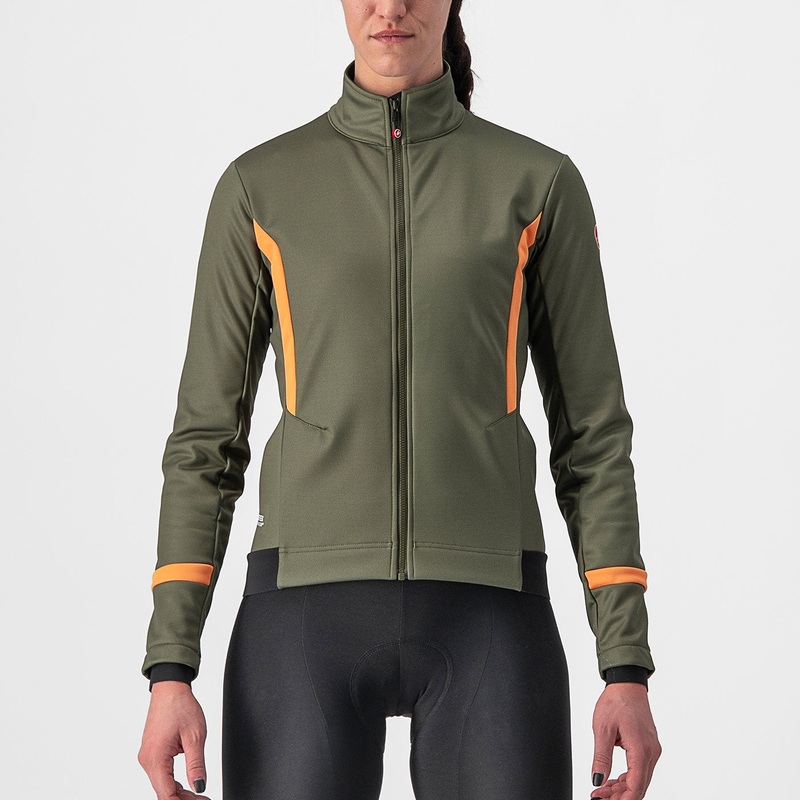 Castelli Dinamica 2 woman jacket - Green