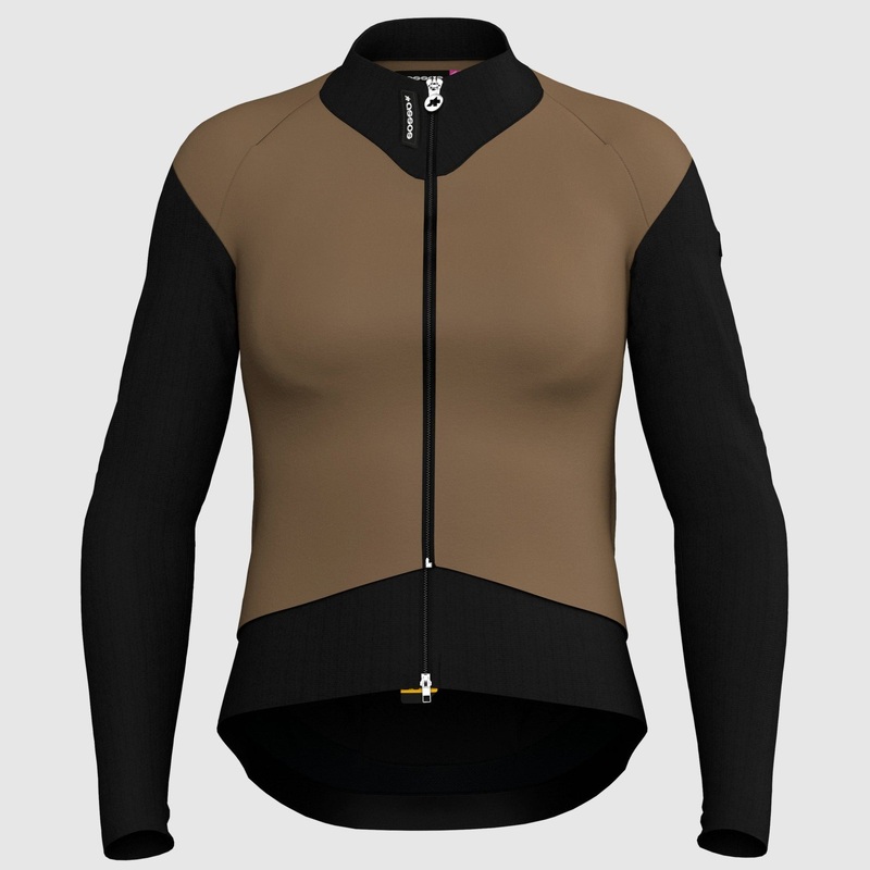 Assos UMA GTV Spring Fall S11 women jacket - Brown