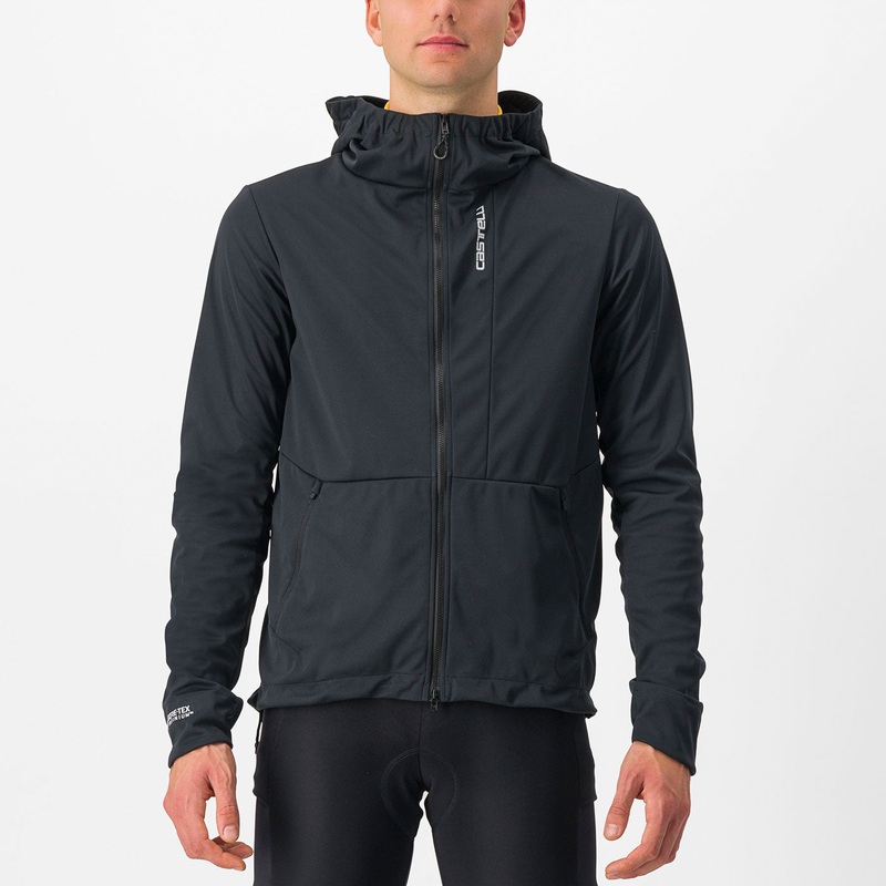 Castelli Trail Hoodie jacket - Black