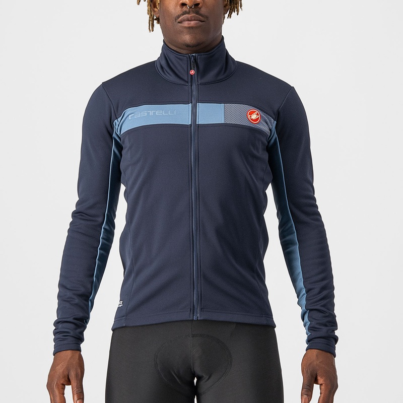 Castelli Mortirolo 6S jacket - Blue