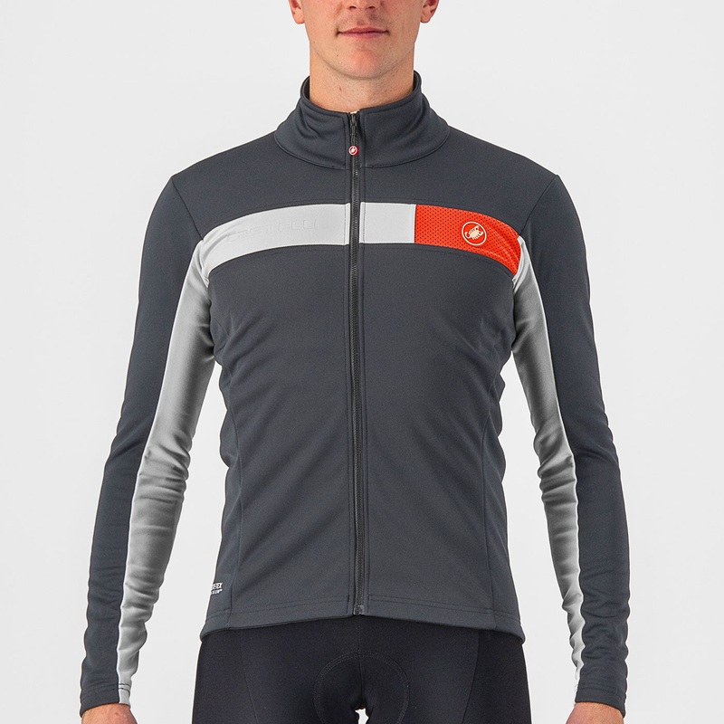 Castelli Mortirolo 6S jacket - Dark grey