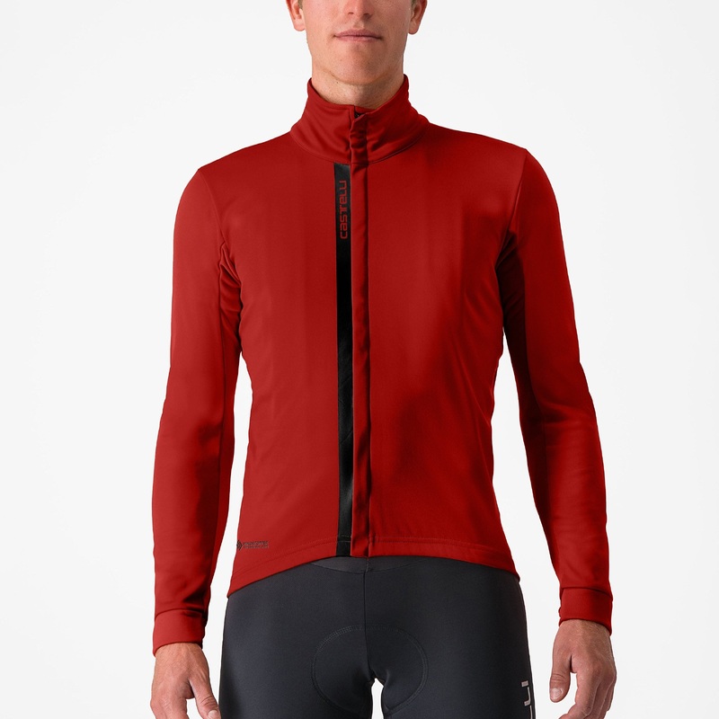 Castelli Entrata Jacket - Dark red