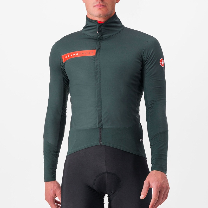 Castelli Beta RoS jacket - Dark green