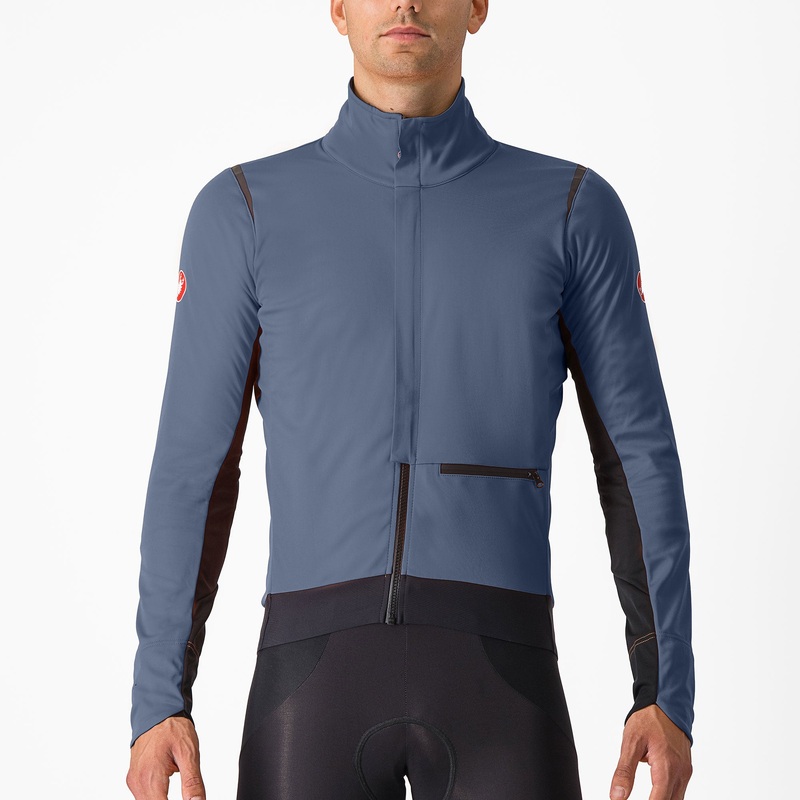 Castelli Alpha Doppio RoS jacket - Blue
