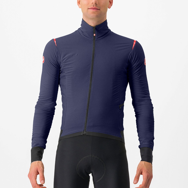 Castelli Alpha Flight RoS jacket - Blue